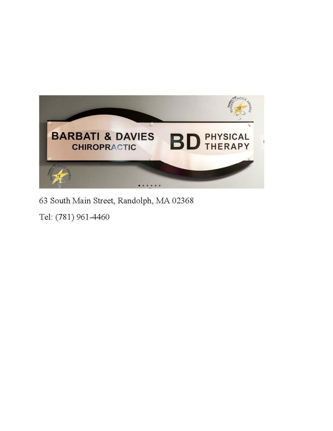  Barbati & Davies Chiropractic Offices